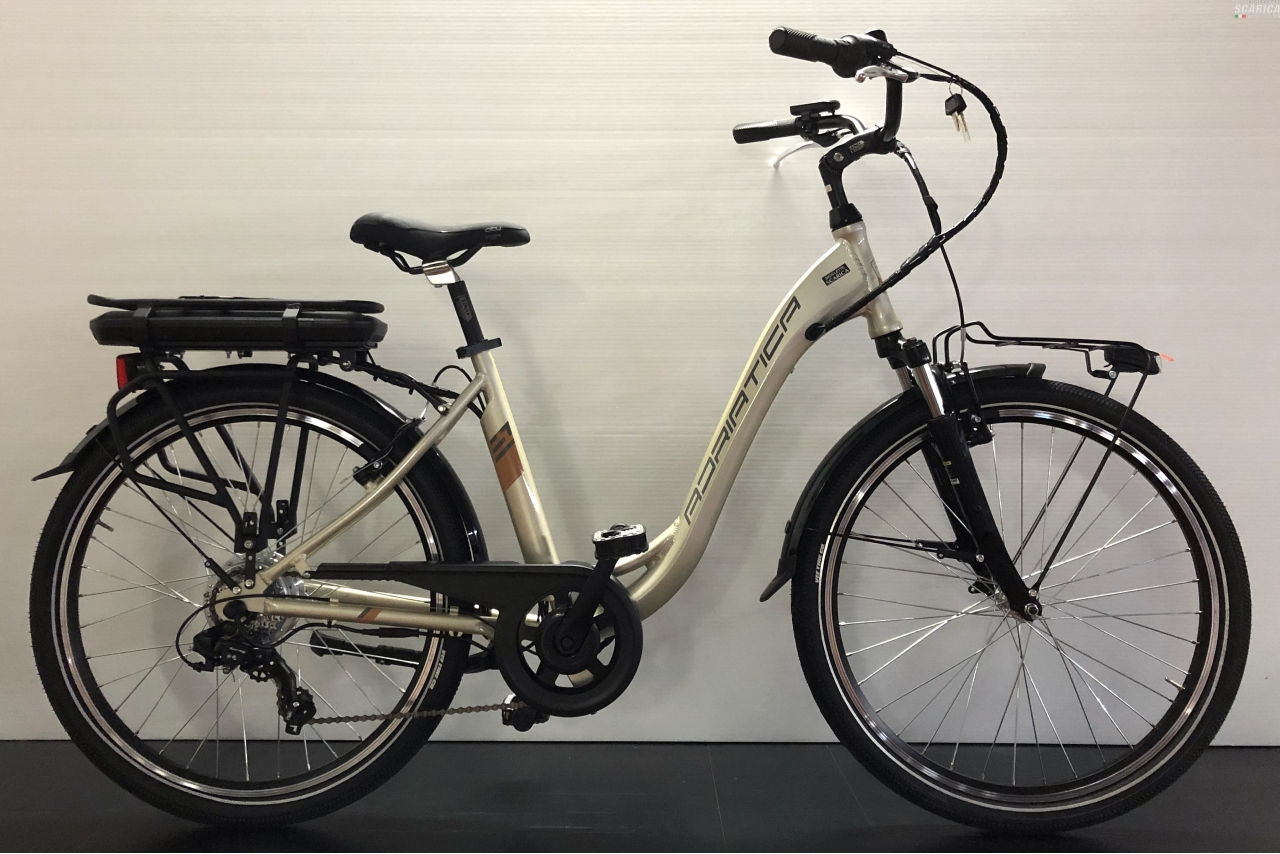 ADRIATICA E1 DONNA 468WH 26 6V CHAMPAGNE - ADRIATICA CICLI 3 ADRIATICA E1 DONNA 468WH 26 6V CHAMPAGNE - ADRIATICA CICLI