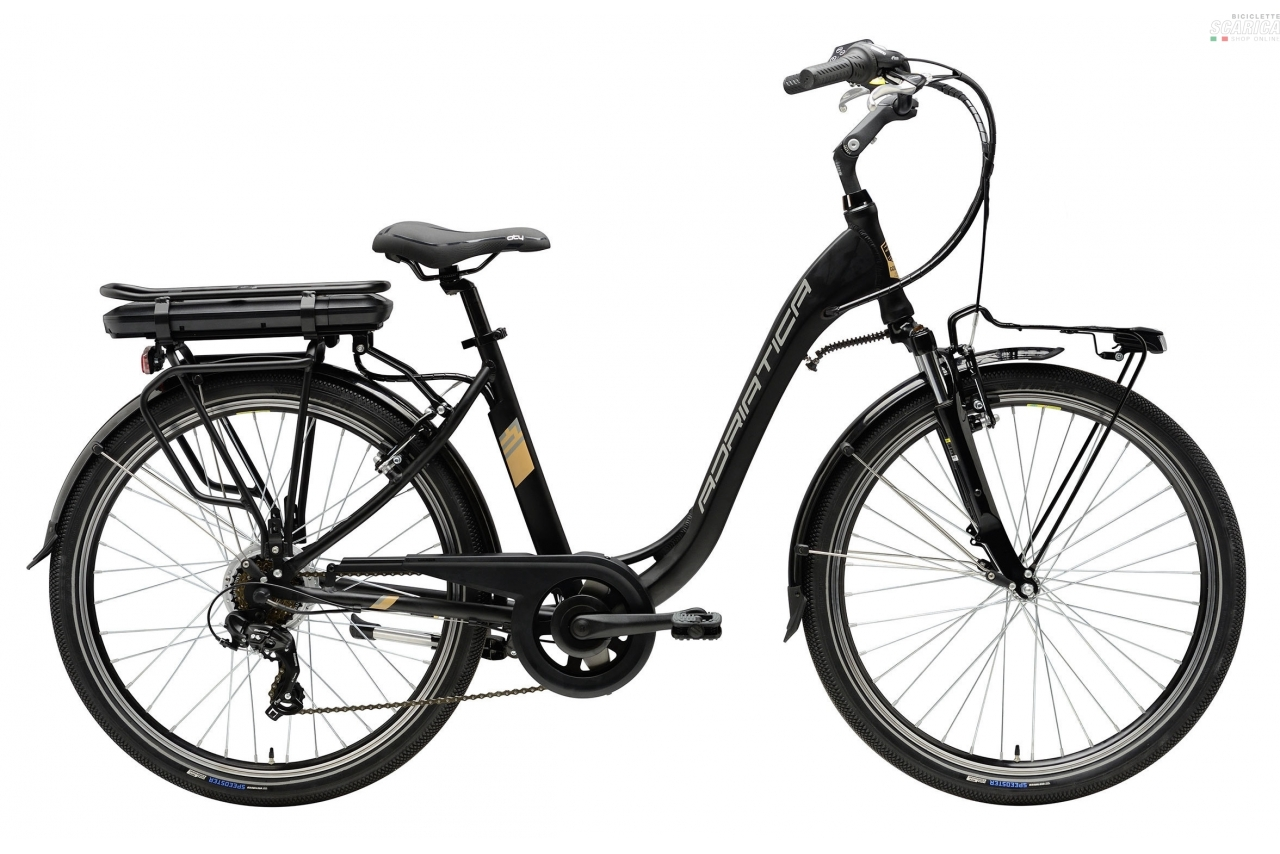 ADRIATICA E1 DONNA 468WH 26 6V NERO - ADRIATICA CICLI 4 ADRIATICA E1 DONNA 468WH 26 6V NERO - ADRIATICA CICLI - immagine 2