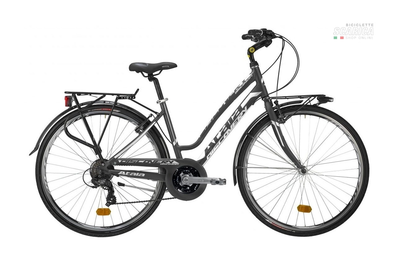 ATALA DISCOVERY S LADY 28 21V ANTRACITE BIANCO - ATALA BIKES 4 ATALA DISCOVERY S LADY 28 21V ANTRACITE BIANCO - ATALA BIKES - immagine 2