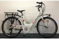 ATALA E-RUN 6.1 360 DONNA 26 7V BIANCO ROSSO - ATALA BIKES