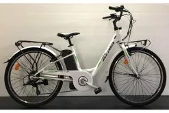 ATALA E-WAY 36V DONNA 26 7V BIANCO VERDE - ATALA BIKES