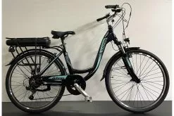 BRERA BROADWAY DONNA 500WH 26 7V NERO ACQUAMARINA - BRERA CICLI
