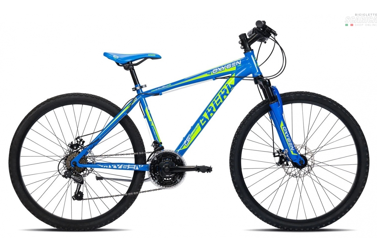 BRERA OXYGEN DISCO 27.5 21V BLU GIALLO - BRERA CICLI 4 BRERA OXYGEN DISCO 27.5 21V BLU GIALLO - BRERA CICLI - immagine 2