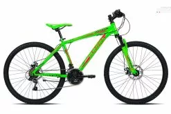 BRERA OXYGEN DISCO 27.5 21V VERDE ROSSO - BRERA CICLI -Vendite City brera oxygen disco 275 21v verde rosso 1