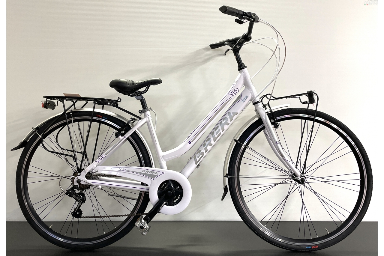 BRERA STYLO DONNA 28 21V BIANCO VIOLA - BRERA CICLI 3 BRERA STYLO DONNA 28 21V BIANCO VIOLA - BRERA CICLI