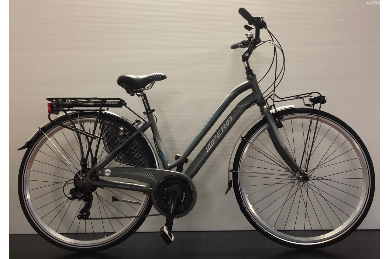 IMPERIA AURA DONNA 28 21V TITANIO AZZURRO - IMPERIA BIKE 3 IMPERIA AURA DONNA 28 21V TITANIO AZZURRO - IMPERIA BIKE