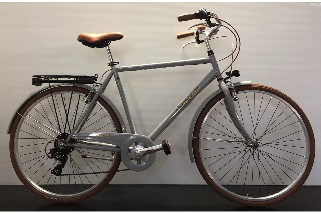 IMPERIA CITY RETRÒ UOMO 28 6V GRIGIO - IMPERIA CICLI 3 IMPERIA CITY RETRÒ UOMO 28 6V GRIGIO - IMPERIA CICLI
