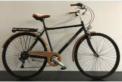 IMPERIA CITY RETRÒ UOMO 28 6V NERO MARRONE - IMPERIA CICLI