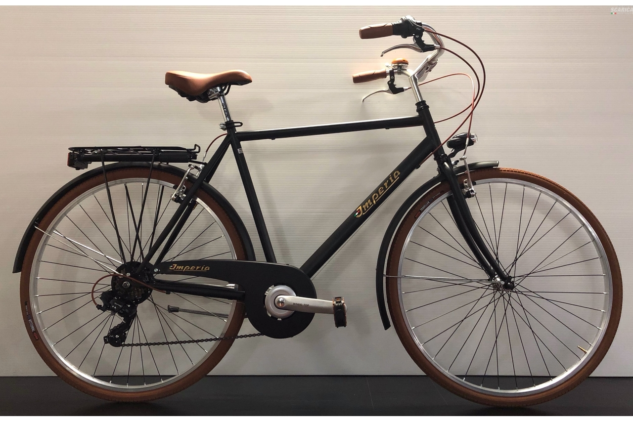 IMPERIA CITY RETRÒ UOMO 28 6V NERO - IMPERIA CICLI 3 IMPERIA CITY RETRÒ UOMO 28 6V NERO - IMPERIA CICLI