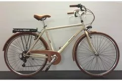 IMPERIA CITY RETRÒ UOMO 28 6V PANNA MARRONE - IMPERIA CICLI