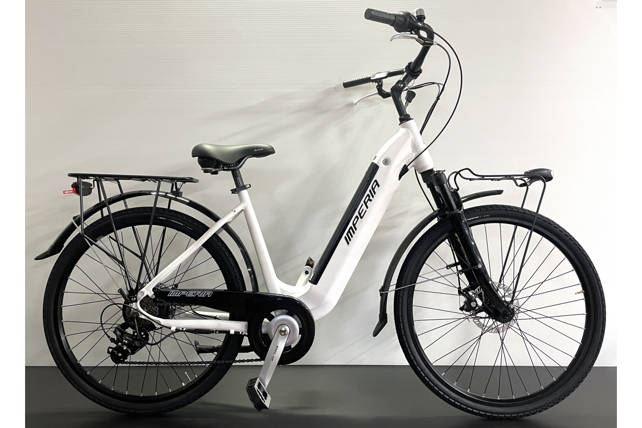 IMPERIA E-VENERE INTEGRATA 468WH 26 6V BIANCO - IMPERIA BIKE 3 IMPERIA E-VENERE INTEGRATA 468WH 26 6V BIANCO - IMPERIA BIKE