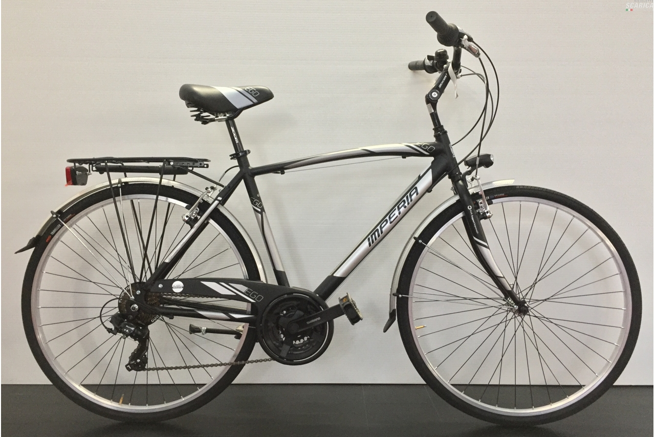 IMPERIA EGO UOMO 28 21V NERO ARGENTO - IMPERIA BIKE 3 IMPERIA EGO UOMO 28 21V NERO ARGENTO - IMPERIA BIKE
