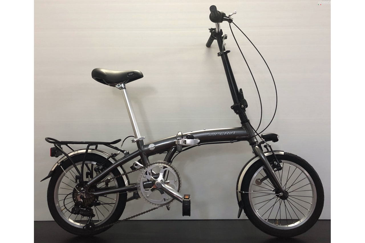 IMPERIA FOLDING ALLUMINIO 16 6V TITANIO - IMPERIA BIKE 3 IMPERIA FOLDING ALLUMINIO 16 6V TITANIO - IMPERIA BIKE