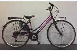 IMPERIA MOVING DONNA 28 6V NERO FUXIA - IMPERIA BIKE