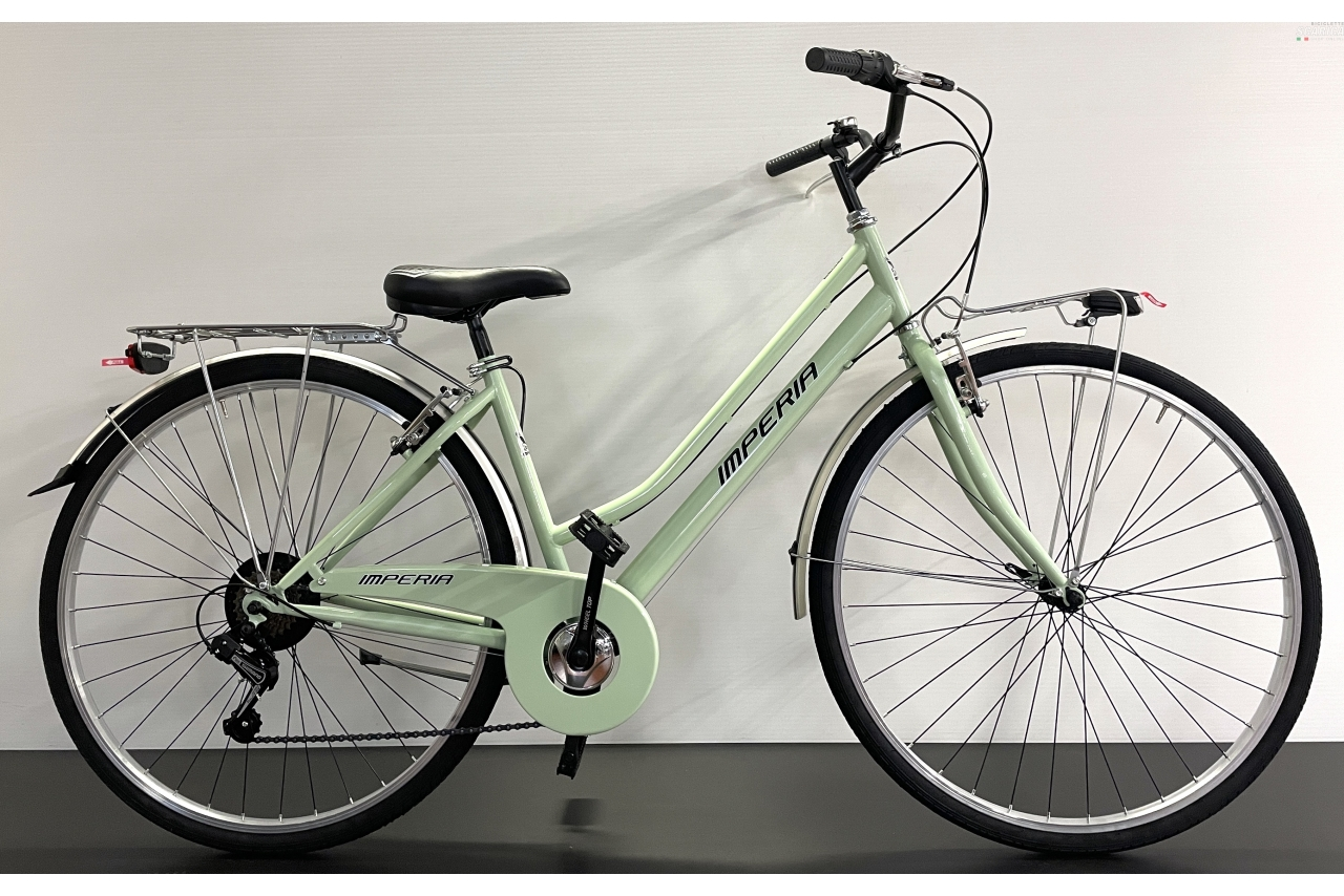 IMPERIA MOVING DONNA 28 6V VERDE PASTELLO - IMPERIA BIKE 3 IMPERIA MOVING DONNA 28 6V VERDE PASTELLO - IMPERIA BIKE
