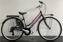 IMPERIA MOVING LUSSO DONNA 28 6V NERO FUXIA - IMPERIA BIKE