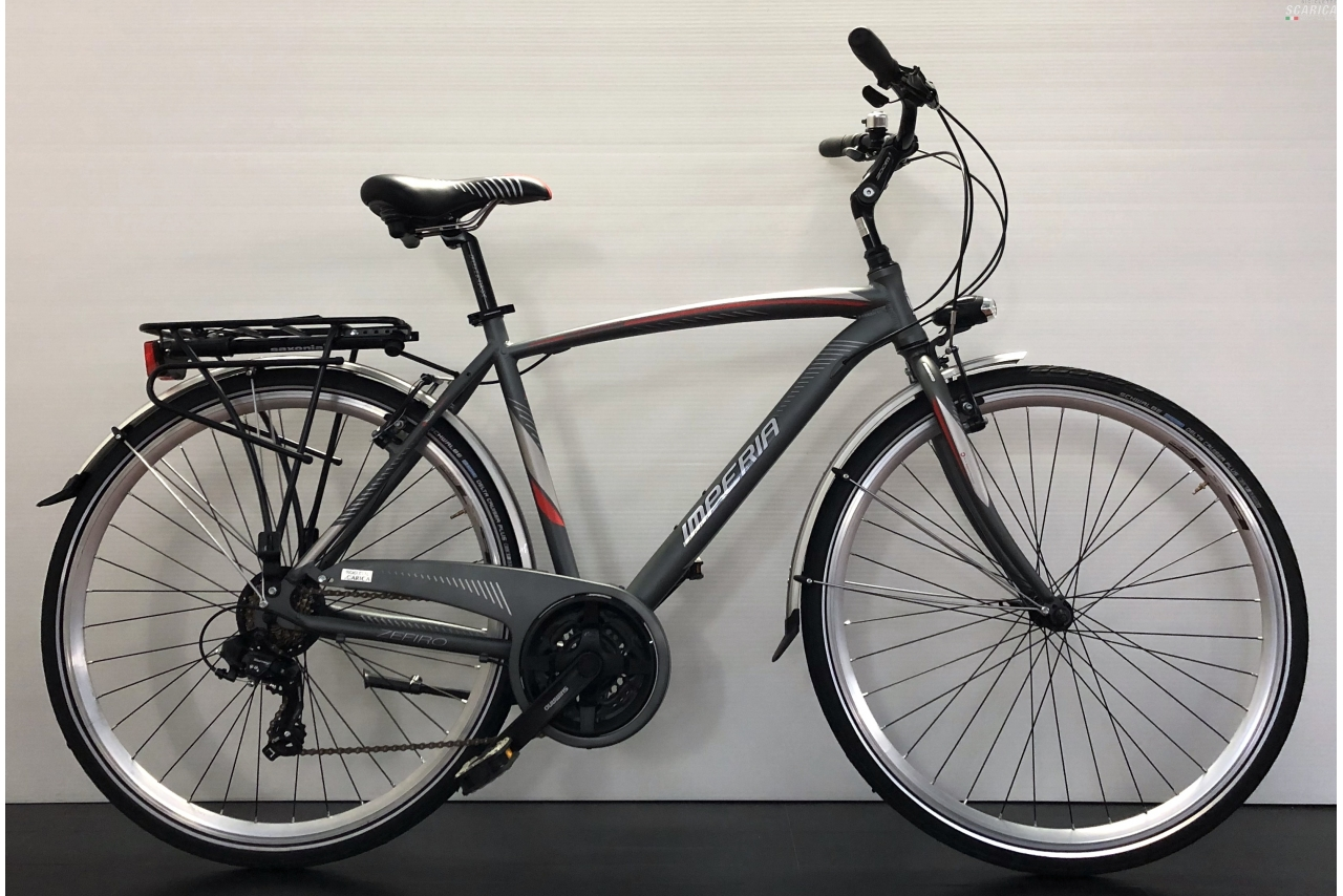 IMPERIA ZEFIRO UOMO 28 21V TITANIO ROSSO - IMPERIA BIKE 3 IMPERIA ZEFIRO UOMO 28 21V TITANIO ROSSO - IMPERIA BIKE