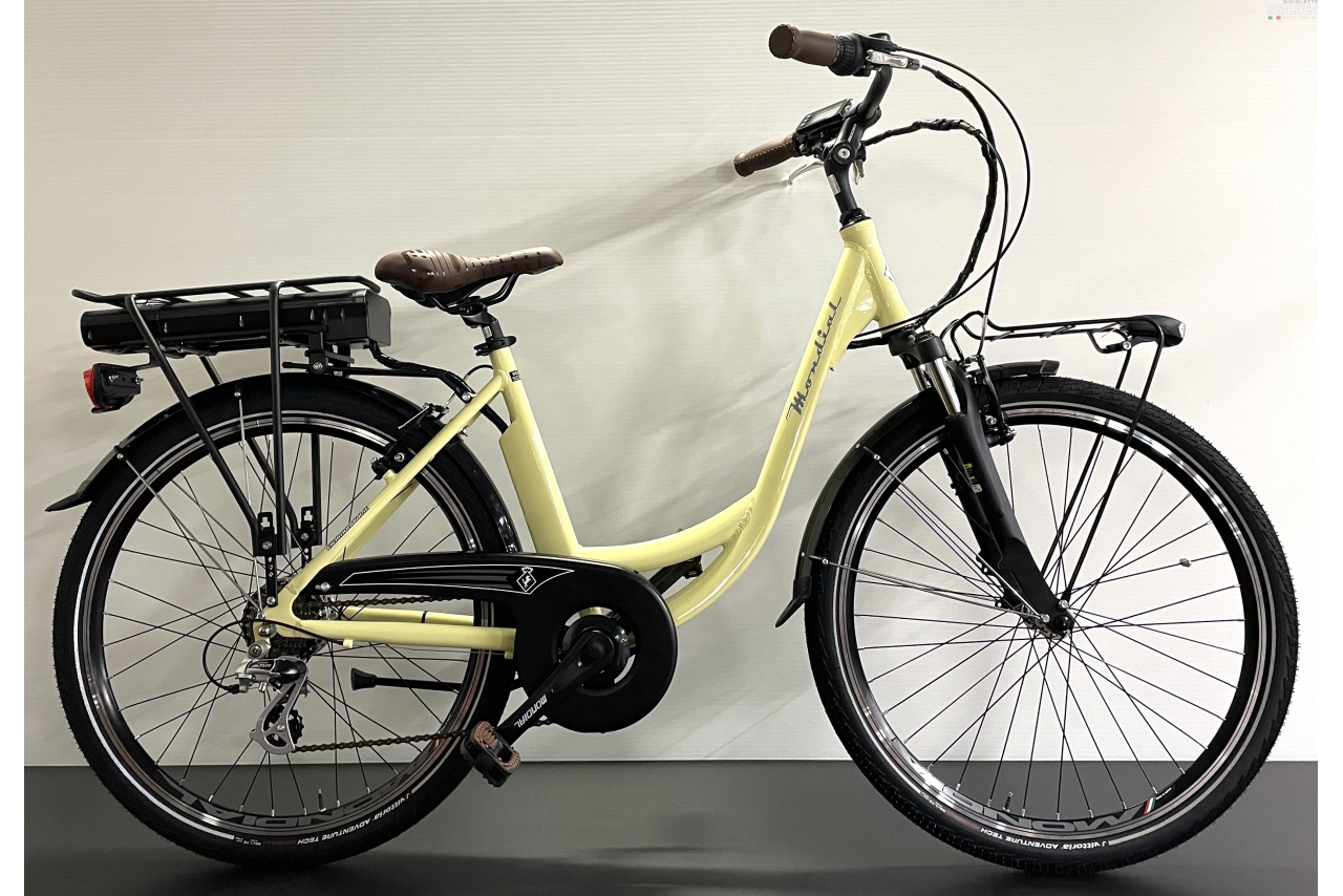 MONDIAL AIRONE EA02 DONNA 26 7V CREMA MARRONE - MONDIAL CICLI 3 MONDIAL AIRONE EA02 DONNA 26 7V CREMA MARRONE - MONDIAL CICLI