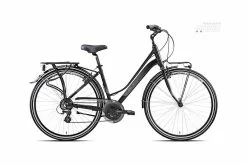 OLYMPIA COLLEGE DONNA 28 21V NERO GRIGIO - OLYMPIA CICLI