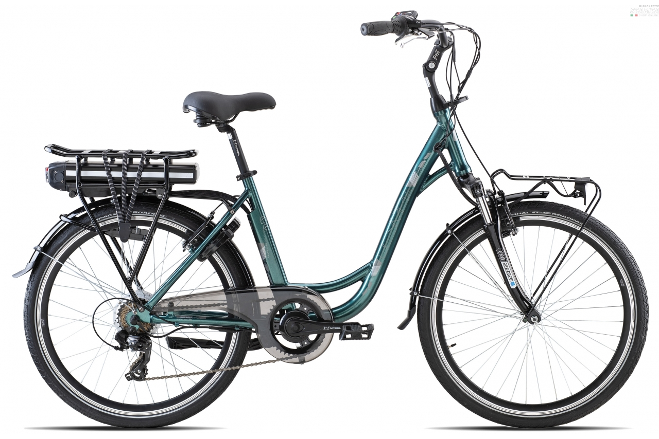 OLYMPIA ENERGÒ DONNA 365WH 26 7V VERDE - OLYMPIA CICLI 4 OLYMPIA ENERGÒ DONNA 365WH 26 7V VERDE - OLYMPIA CICLI - immagine 2