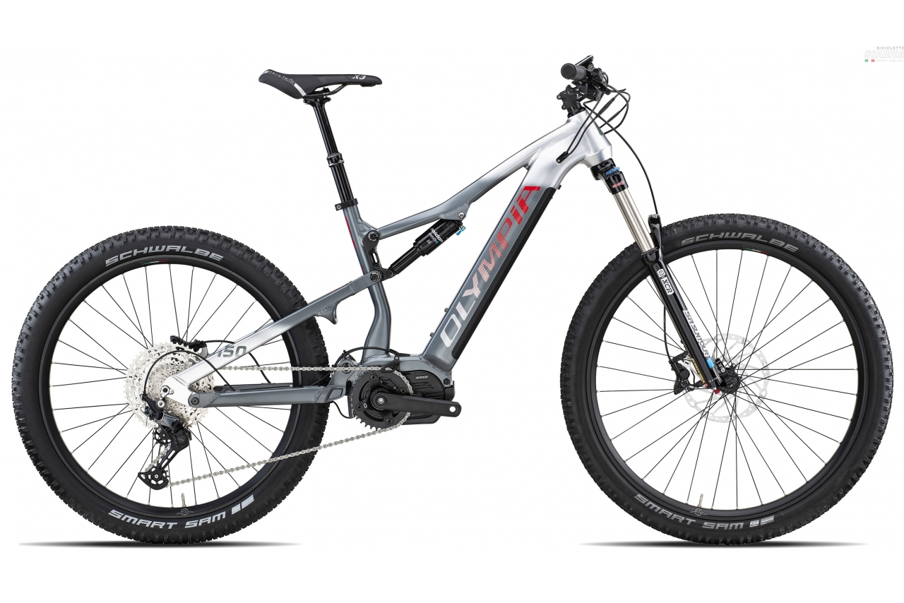 OLYMPIA EX900 29/27.5 12V ARGENTO GRIGIO - OLYMPIA CICLI 5 OLYMPIA EX900 29/27.5 12V ARGENTO GRIGIO - OLYMPIA CICLI - immagine 3