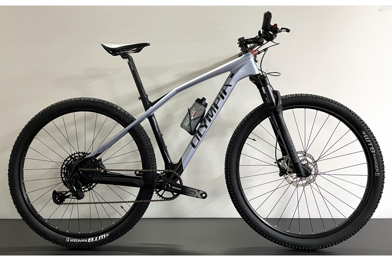 OLYMPIA IRON 29 PRO DEORE 12V ARGENTO NERO - OLYMPIA CICLI 3 OLYMPIA IRON 29 PRO DEORE 12V ARGENTO NERO - OLYMPIA CICLI