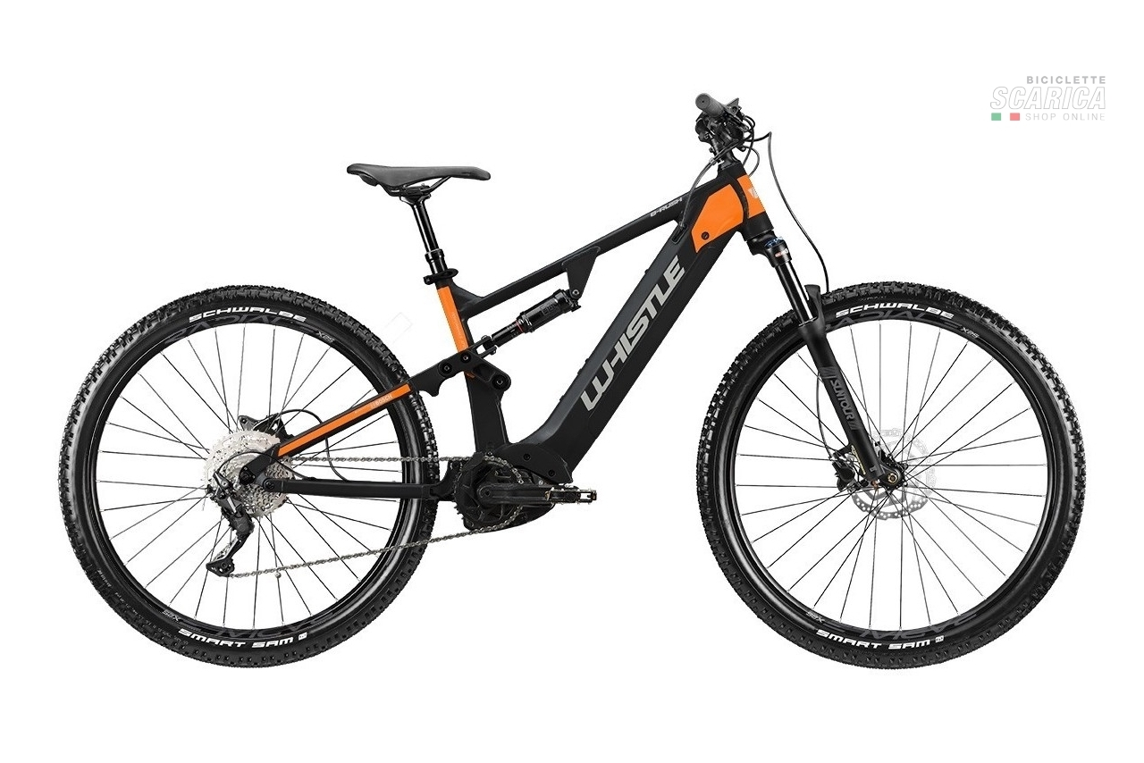 WHISTLE B-RUSH A5.2X 500WH 29 12V NERO ARANCIO - WHISTLE BIKES 4 WHISTLE B-RUSH A5.2X 500WH 29 12V NERO ARANCIO - WHISTLE BIKES - immagine 2