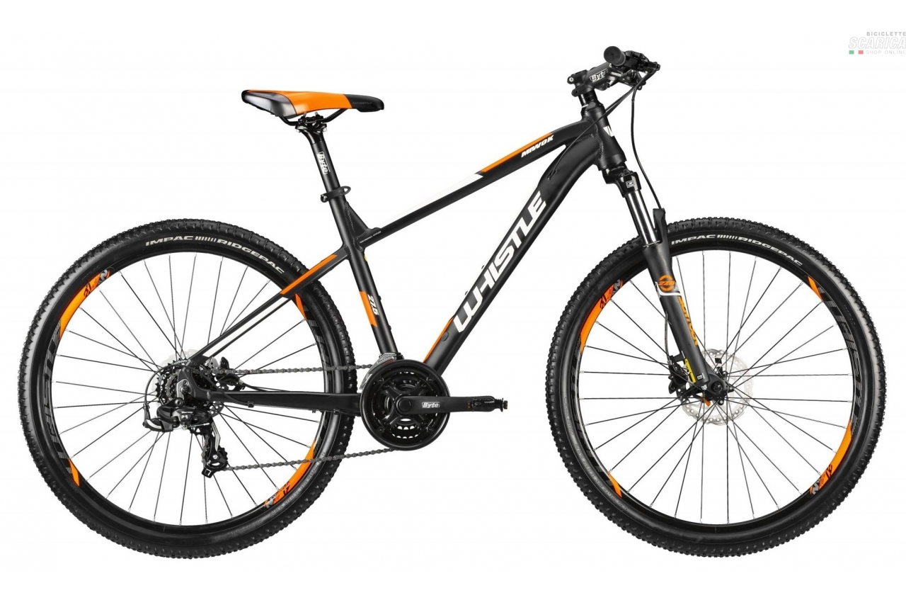 WHISTLE MIWOK 2165 27.5 21V NERO ARANCIO - WHISTLE BIKES 4 WHISTLE MIWOK 2165 27.5 21V NERO ARANCIO - WHISTLE BIKES - immagine 2